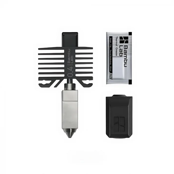 Bambu Lab X1/ P1 Serisi 0.4mm Hotend Nozzle Seti - Sertleştirilmiş Çelik