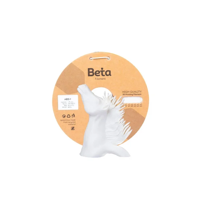 Beta ABS+ Filament Beyaz – 1.75mm