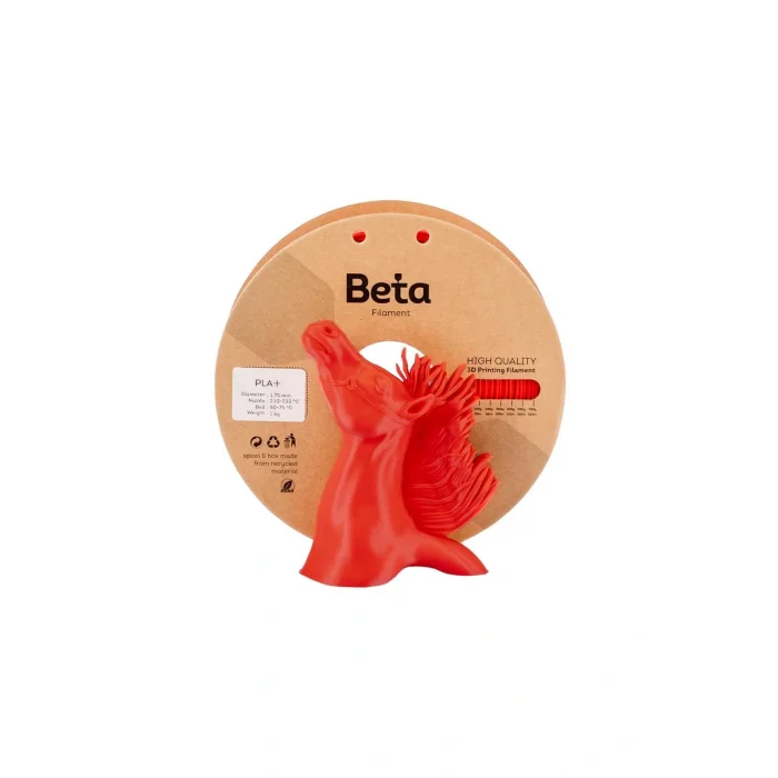 BETA Ateş Kırmızı PLA+ Filament - 1.75mm - 1 Kg