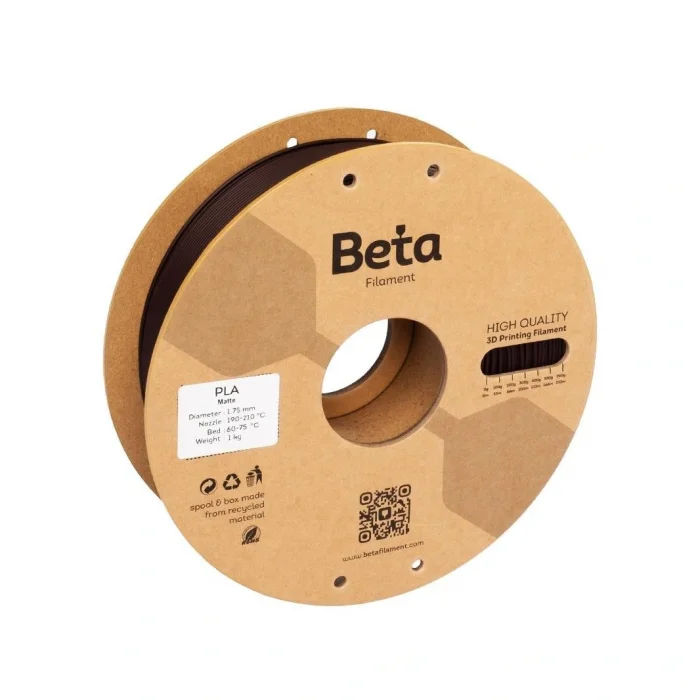 Beta PLA-Matte Filament - Çikolata Kahve (Chocolate) - 1Kg