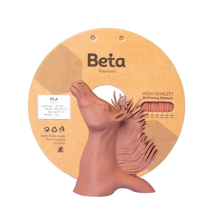Beta PLA-Matte Filament - Kiremit Rengi (Terracotta) - 1Kg