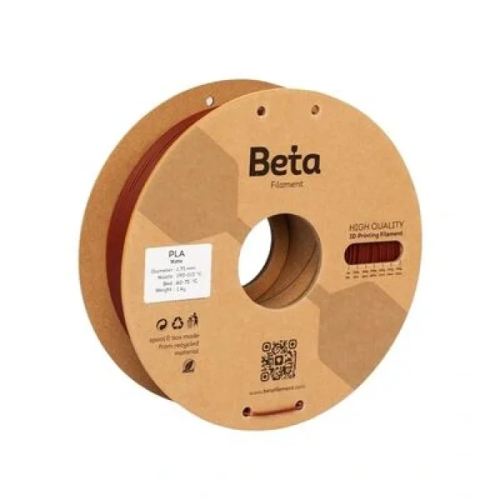 Beta PLA-Matte Filament - Şarap Kırmızı (Wine) - 1Kg