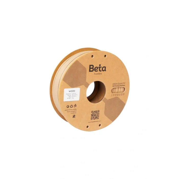 BETA PLA-Wood Filament – Ahşap Doku - 1.75mm - 1 Kg