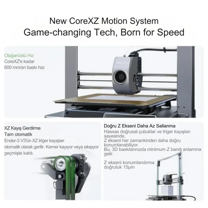 Creality Ender-3 V3 Core XZ 3D Yazıcı