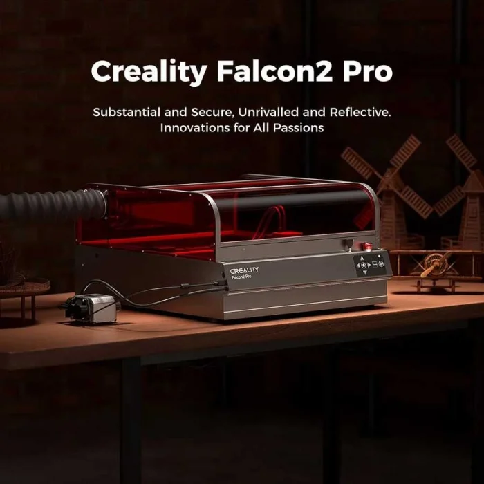 Creality Falcon2 Pro 40W Kapalı Lazer Kesim ve Kazıma Makinesi