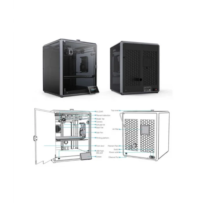 Creality K1 MAX CoreXY 3D Yazıcı - 600mm/sn