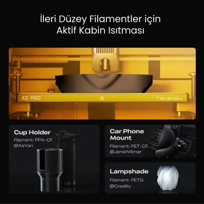 Creality K2 Pro Combo 3D Yazıcı