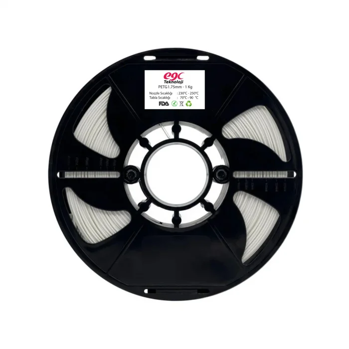 EGC Beyaz Petg Filament - 1.75mm - 1Kg
