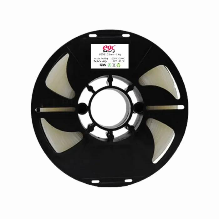 EGC Şeffaf Petg Filament - 1.75mm - 1Kg
