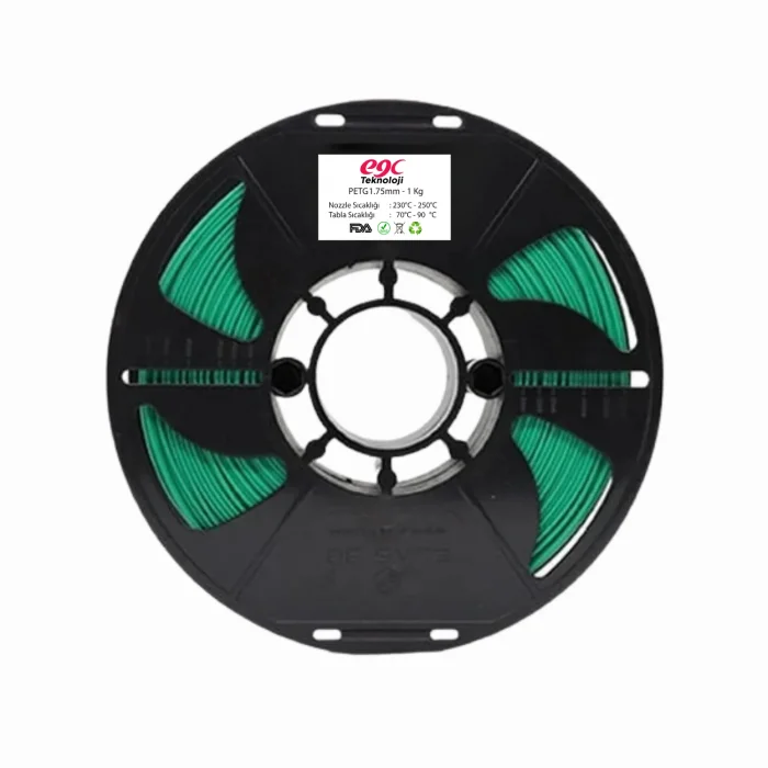 EGC Yeşil Petg Filament - 1.75mm - 1Kg