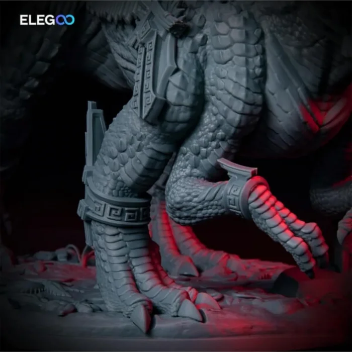 ELEGOO 8K Suda Yıkanabilir Fotopolimer Reçine - Uzay Grisi - 1 Kg