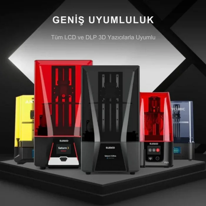 ELEGOO ABS Like Fotopolimer Reçine - Dumanlı Siyah - 1 Kg