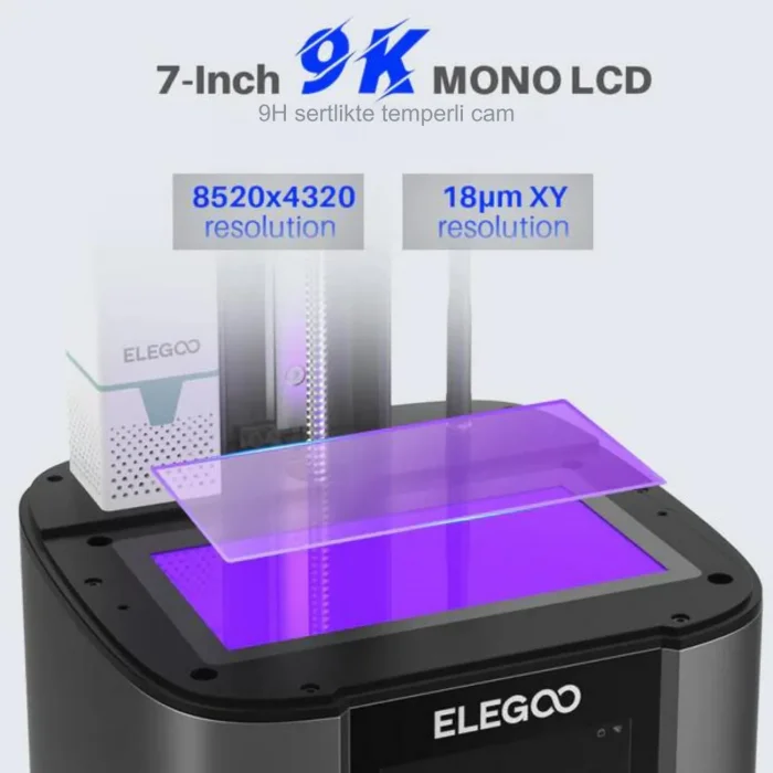 ELEGOO Mars 4 Ultra 9K 3D Yazıcı