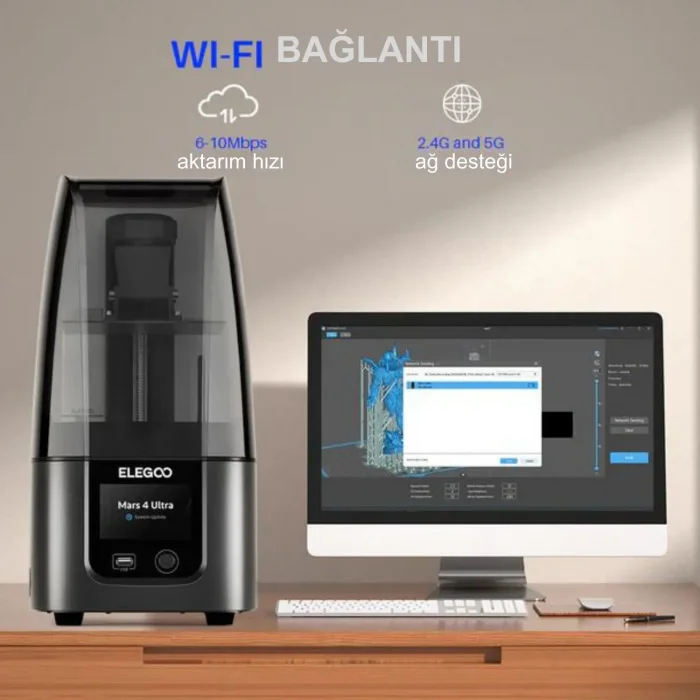 ELEGOO Mars 4 Ultra 9K 3D Yazıcı