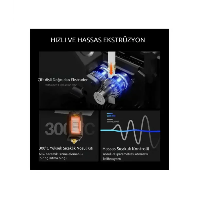 ELEGOO Neptune 4 MAX 3D Yazıcı - 42x42x48cm