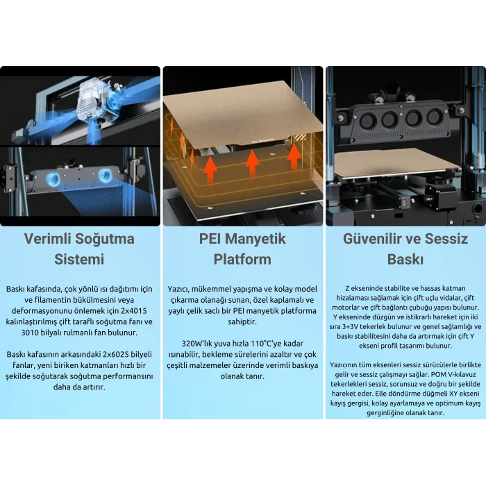 ELEGOO Neptune 4 MAX 3D Yazıcı - 42x42x48cm