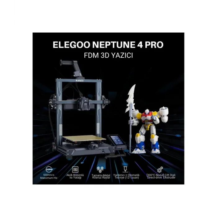 ELEGOO Neptune 4 Pro 3D Yazıcı