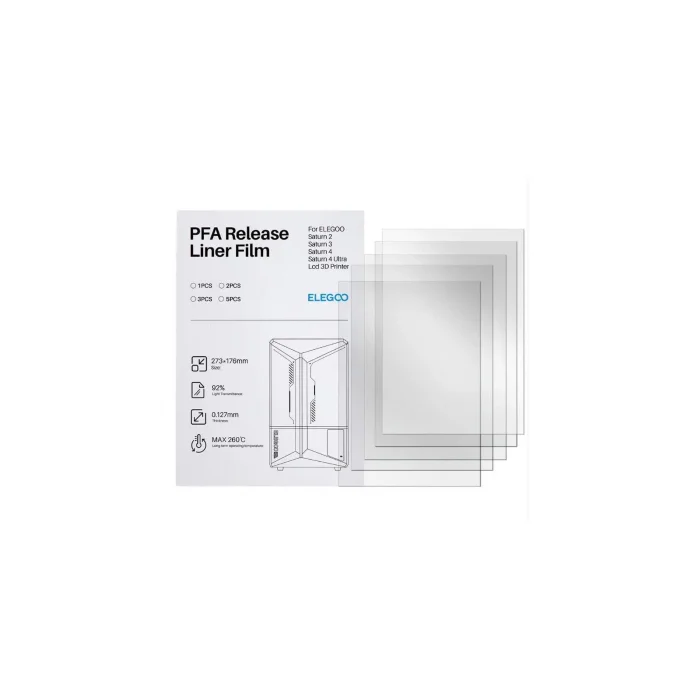 ELEGOO Saturn 4/4 Ultra PFA Film - 5 Adet