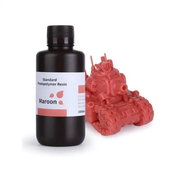 ELEGOO Standart Fotopolimer Reçine - Maroon (Bordo) - 1 Kg