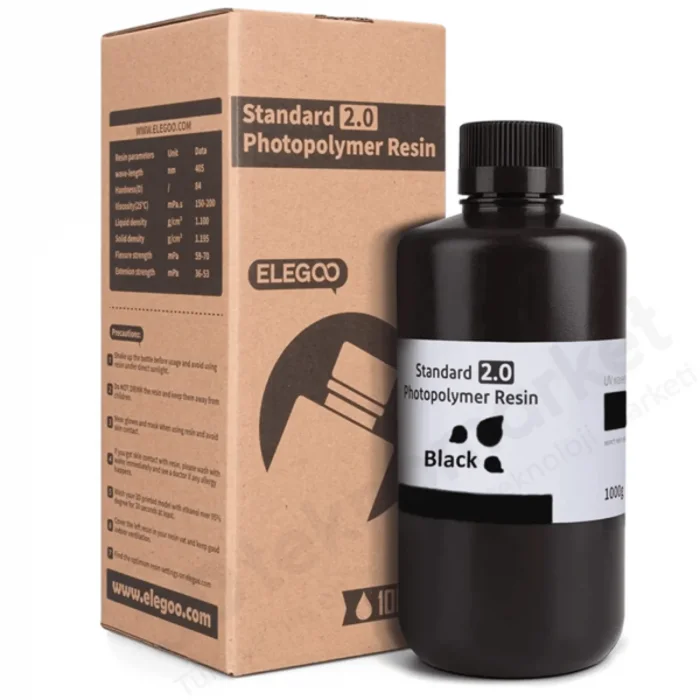 ELEGOO Standart Reçine V2.0  - Siyah - 1 Kg