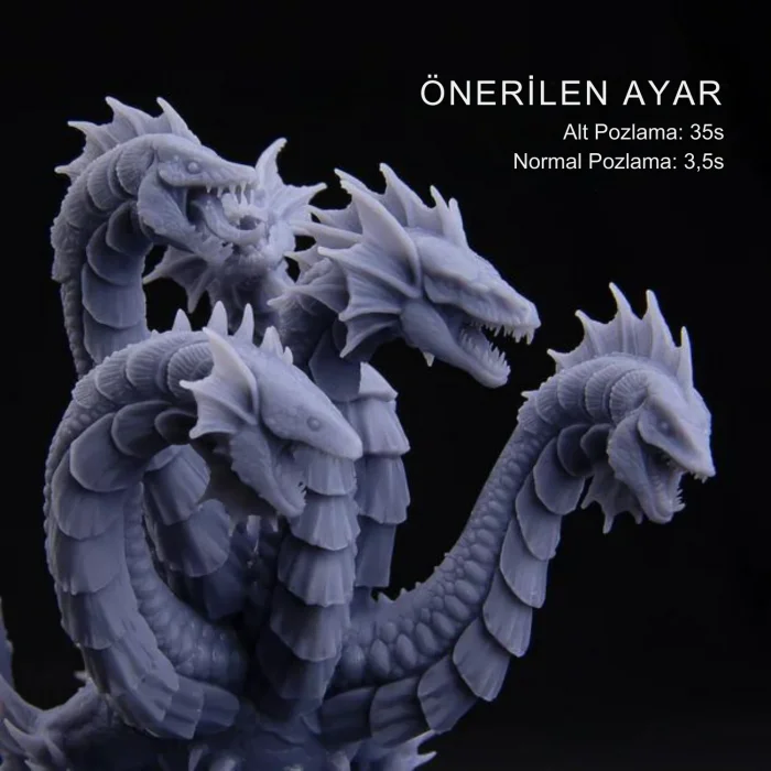 ELEGOO Suda Yıkanabilir Reçine Dumanlı - Siyah - 0.5 Kg