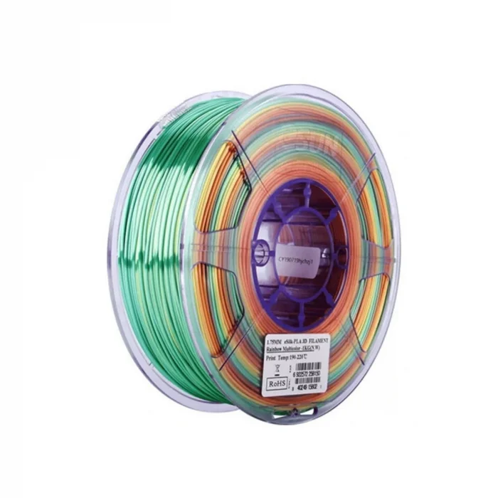 eSUN eSilk-PLA Filament Gökkuşağı - Rainbow