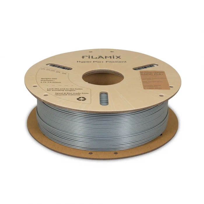 Filamix Gümüş Hyper Speed PLA Filament - 1.75mm - 1 Kg