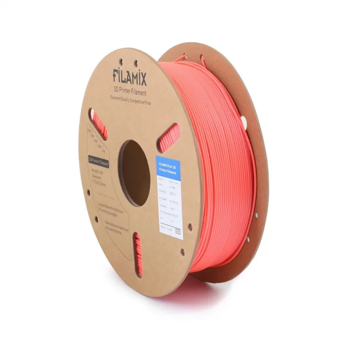 Filamix Neon Kırmızı PLA+ Plus Filament 1.75mm 1 KG