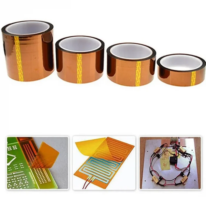 Kapton/Polymid Yüksek Isıya Dayanıklı İzolasyon Bandı 15mm/33m