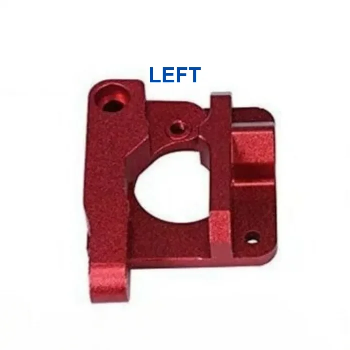 MK8 Alüminyum Extruder Seti - Left Hand(Sol El Tipi) - Kırmızı