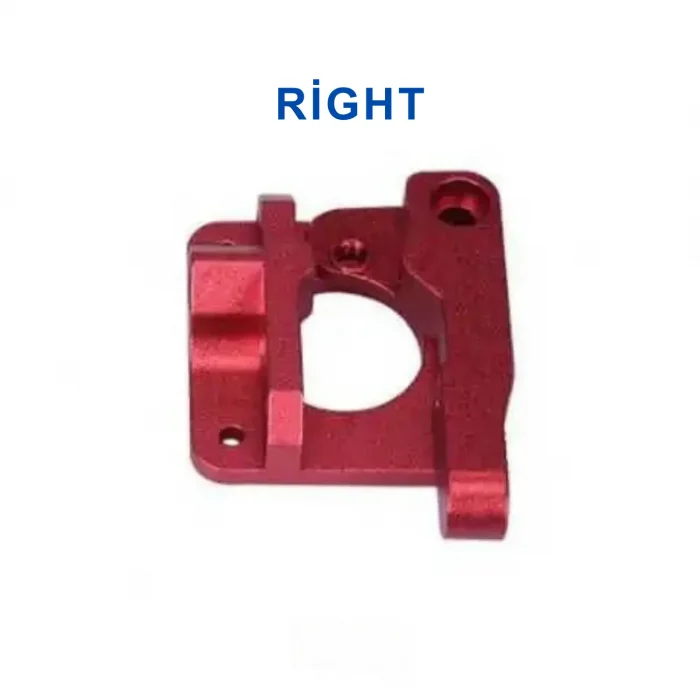 MK8 Alüminyum Extruder Seti - Right Hand(Sağ El Tipi) - Kırmızı