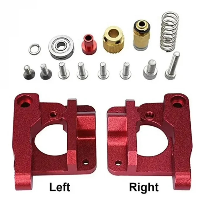 MK8 Red Extruder Left Hand (Sol El) - Upgrade Kit