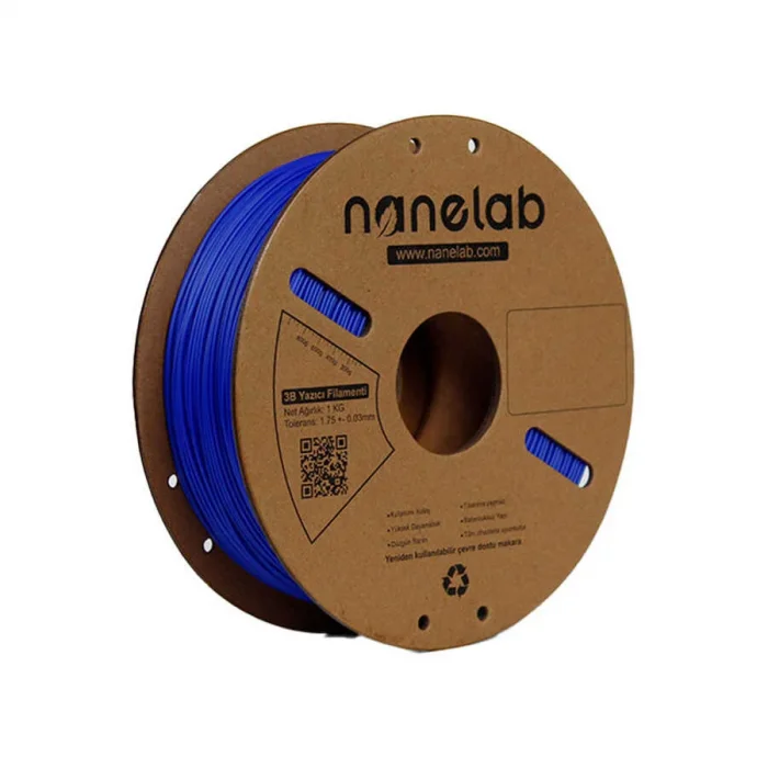 Nanelab Mavi TPU Esnek Filament, 1.75mm, 1 Kg