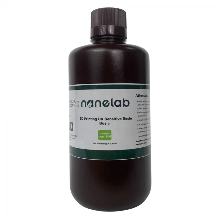Nanelab Standart UV Reçine - Şeffaf Yeşil - 1 Kg