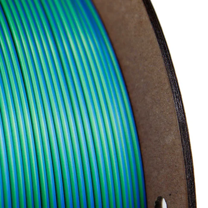 Nanelab Üç Renk Silk PLA Filament - Sarı-Mavi-Yeşil - 1.75mm - 1Kg