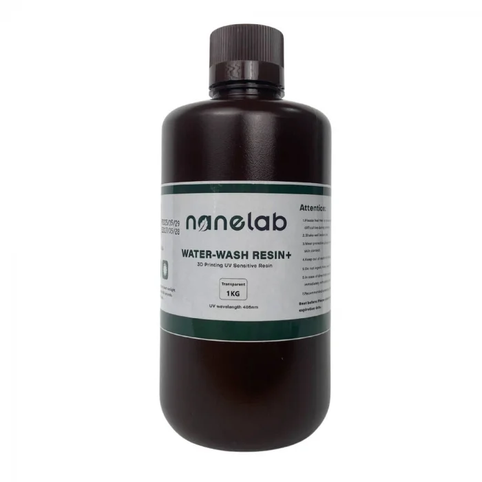 Nanelab Water Wash (Suyla Yıkanabilir) Reçine - Şeffaf - 1 Kg