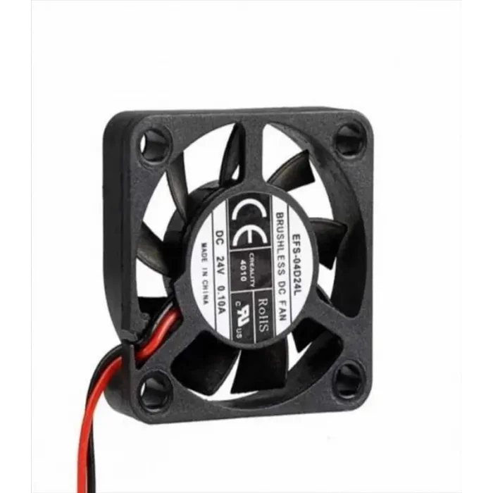 Orijinal Creality 3D Yazıcı 40x40x10 Kare Fan -24V-Ender 3 V2 Uyumlu