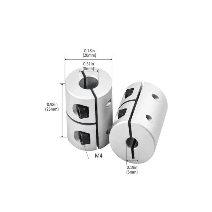 Orijinal Creality 5x8mm Rigid Kaplin(Rigid Coupling) - 3D Yazıcı/CNC Uyumlu