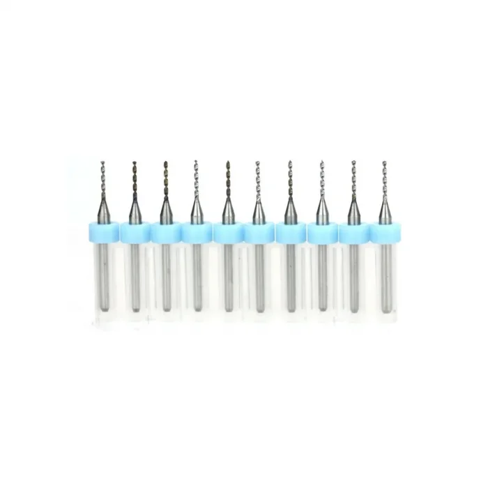 PCB Mini CNC Mikro Karbür Matkap Ucu Seti - 10 Adet 1.0mm Drill Bits