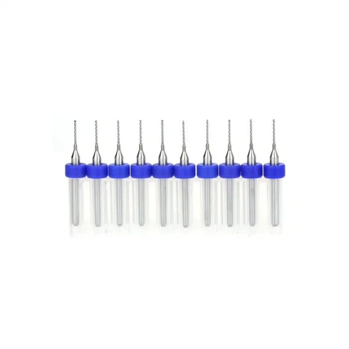 PCB Mini CNC Mikro Karbür Matkap Ucu Seti - 10 Adet 1.1mm Drill Bits