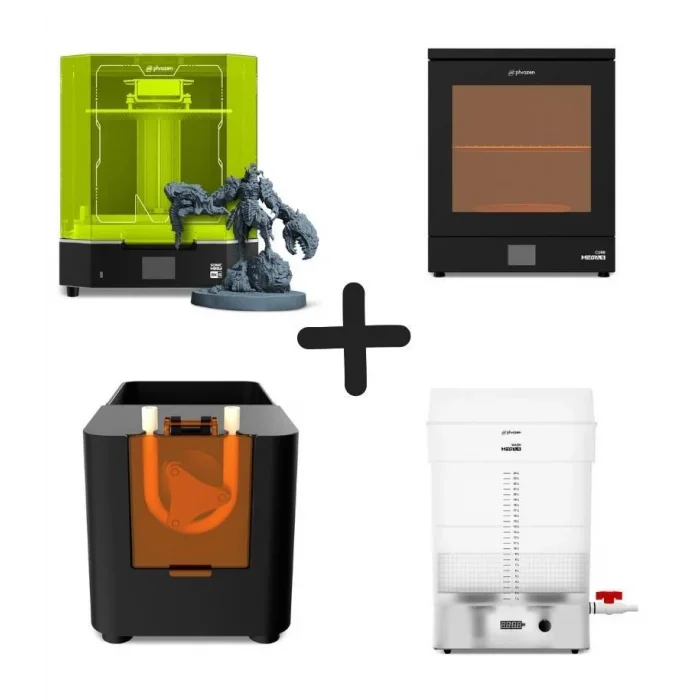 Phrozen Sonic Mega 8K S + Wash Mega S + Cure Mega S + Pump & Fill Reçine 3D Yazıcı Seti