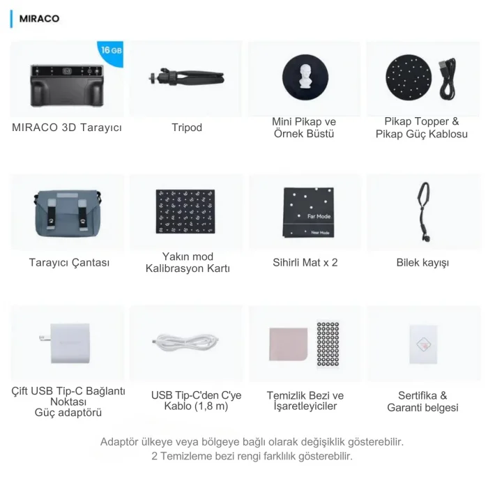 Revopoint MİRACO 3D Scanner