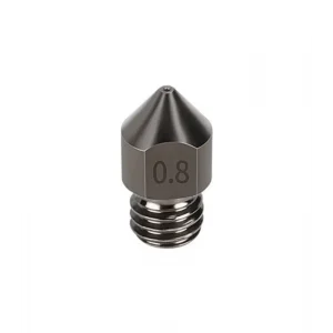 0.8mm Sertleştirilmiş Çelik MK8 Nozzle - Ender 3/CR10 Uyumlu