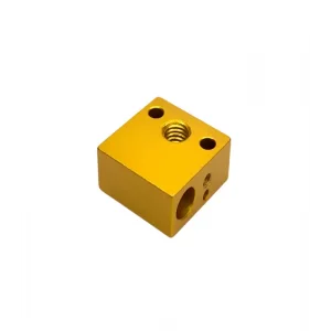 3D Yazıcı MK8/CR10 Uyumlu Isıtıcı Blok(Heating Block) - Sarı