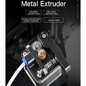 Orijinal Creality Metal Siyah Extruder - Tek Dişli - MK8