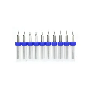 PCB Mini CNC Mikro Karbür Matkap Ucu Seti - 10 Adet 0.1mm Drill Bits