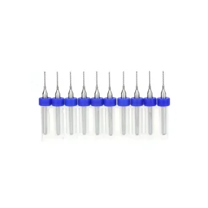 PCB Mini CNC Mikro Karbür Matkap Ucu Seti - 10 Adet 1.1mm Drill Bits