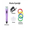 3D Kalem Yazıcı - Mor - Filament Hediyeli