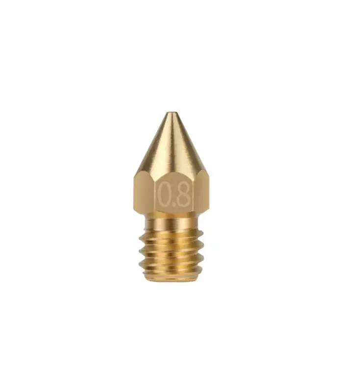 0.8mm MK8 Pirinç Nozzle - Creality Ender-3 Pro/V2 CR-10 Uyumlu