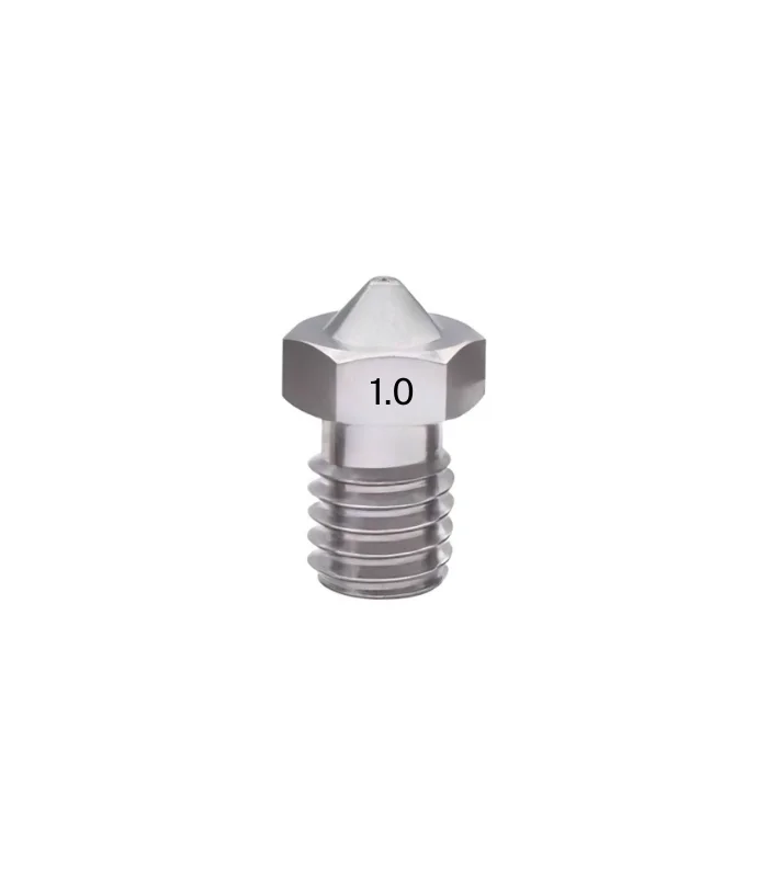 1.0mm E3D V5/V6 Çelik Nozzle - 1.75mm